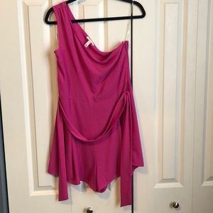 Hot pink romper